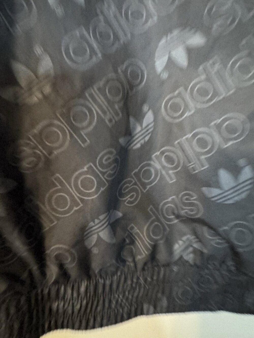 Adidas Wind RDY Anorak Windbreaker Classic Stripe Mens M Black Packable NWT $90 - Picture 4 of 9
